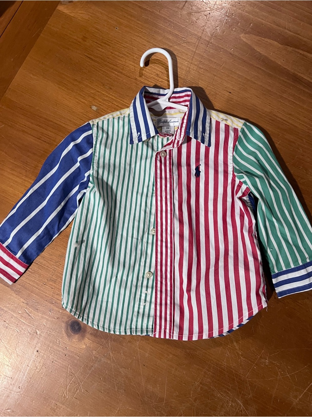Ralph Lauren Kids Multi-Color Striped Button-Down Shirt